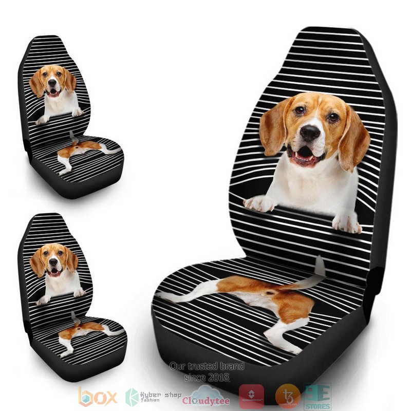 BEST Funny Beagle Beagle Car Seat Cover 9