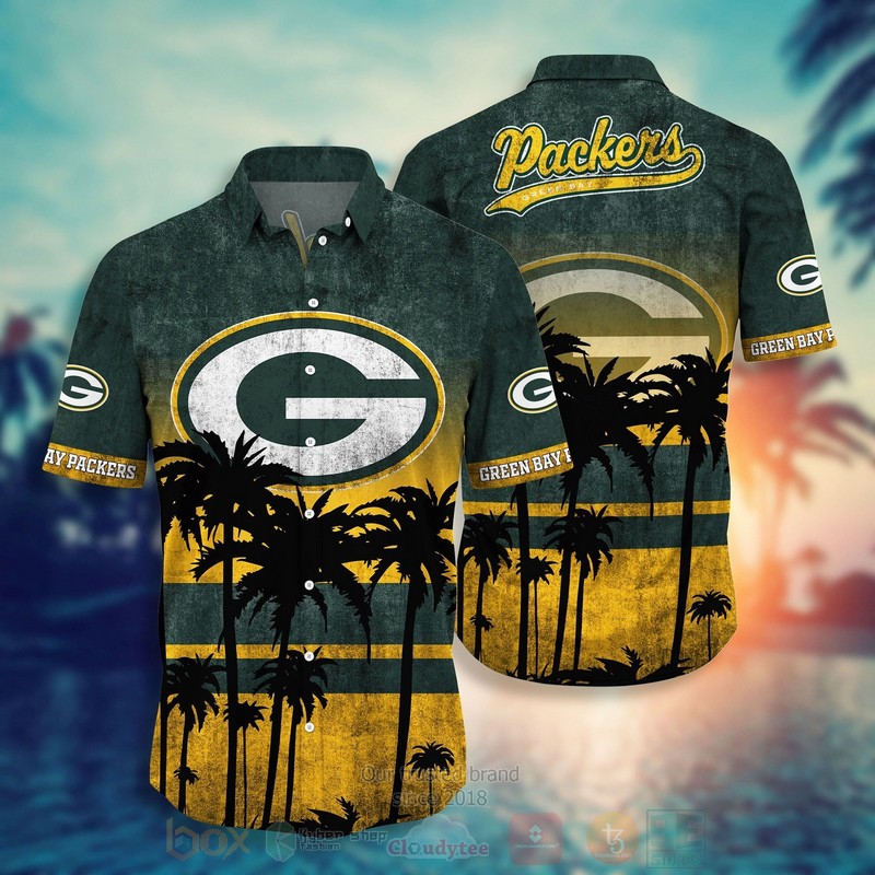 HOT Green Bay Packers NFL 3D Tropical Shirt 3