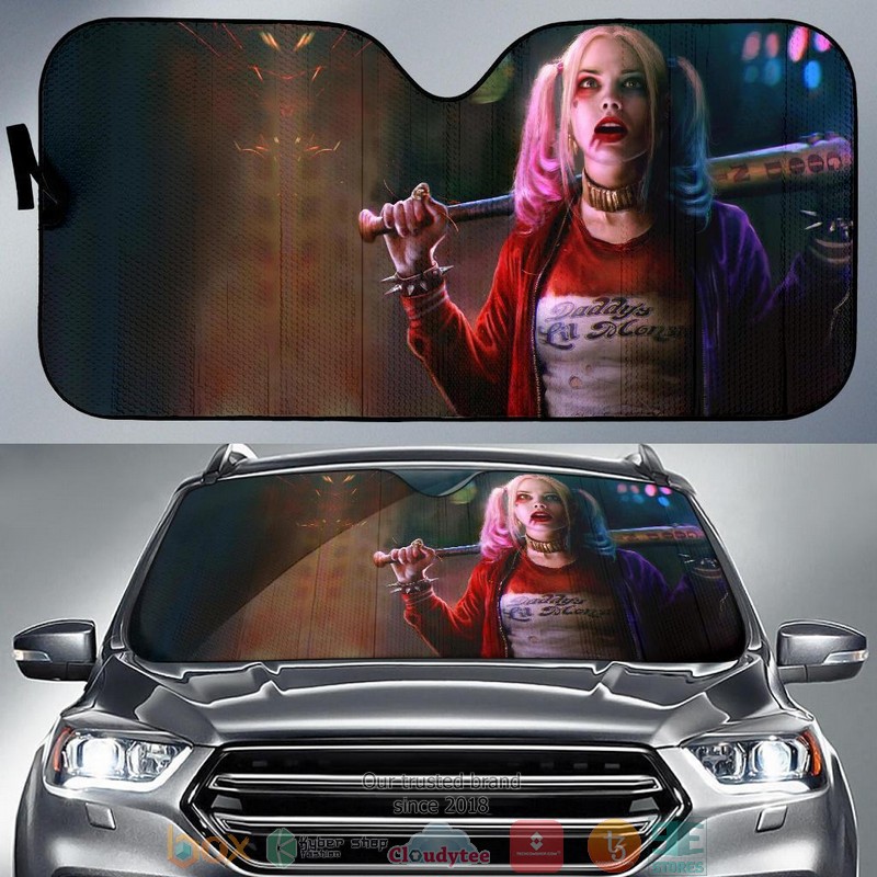 BEST Harley Quinn Suicide Squad Movie 3D Car Sunshades 6