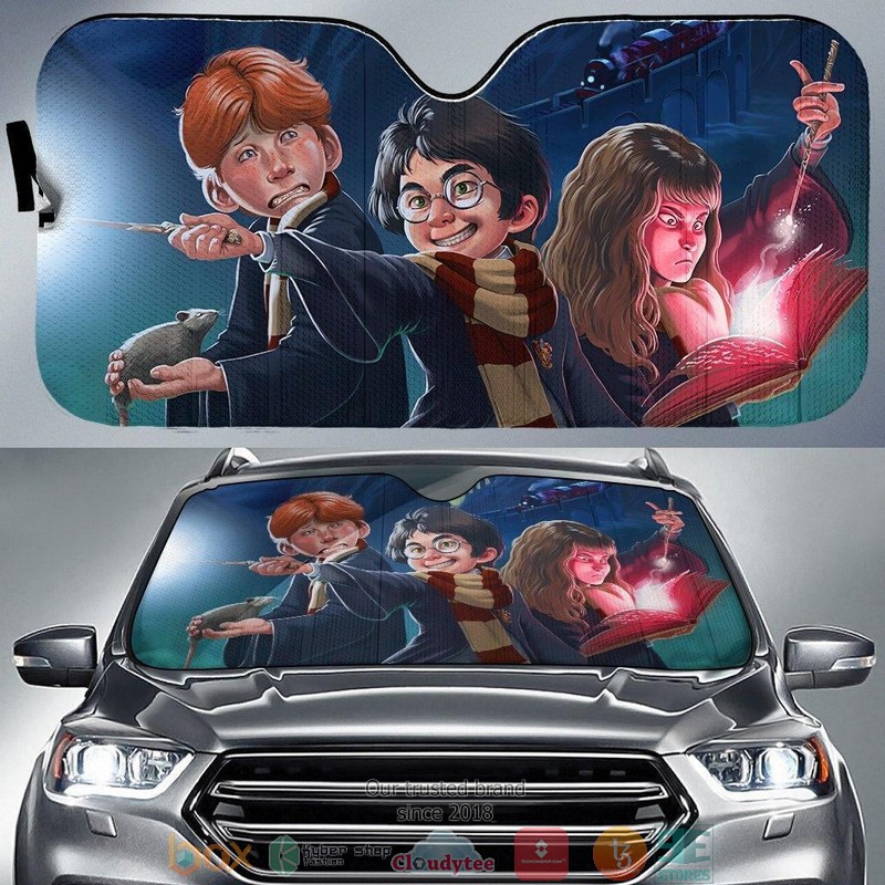 BEST Harry Potter 3D Car Sunshades 6
