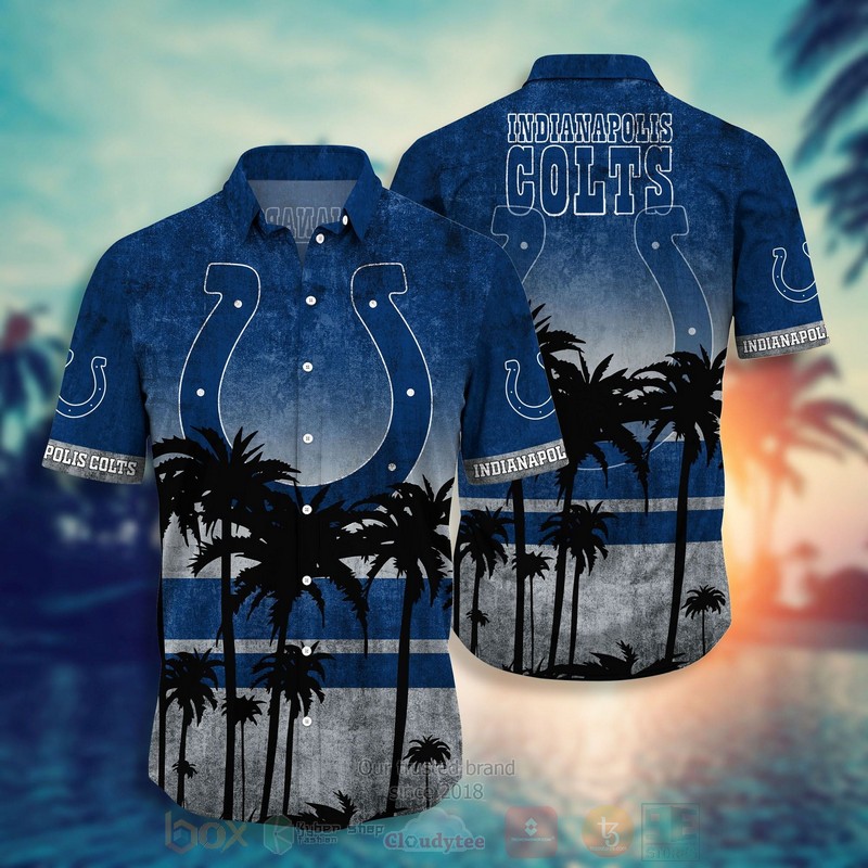HOT Indianapolis Colts NFL 3D Tropical Shirt 2