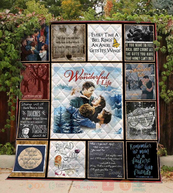 HOT It's a Wonderful Life, Movies Luxury Quilt 2