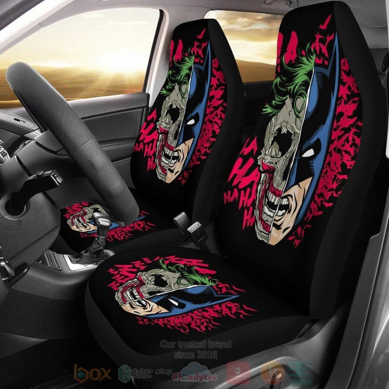 HOT Joker and Batman Villains Movie, Black Car Seat Cover 8
