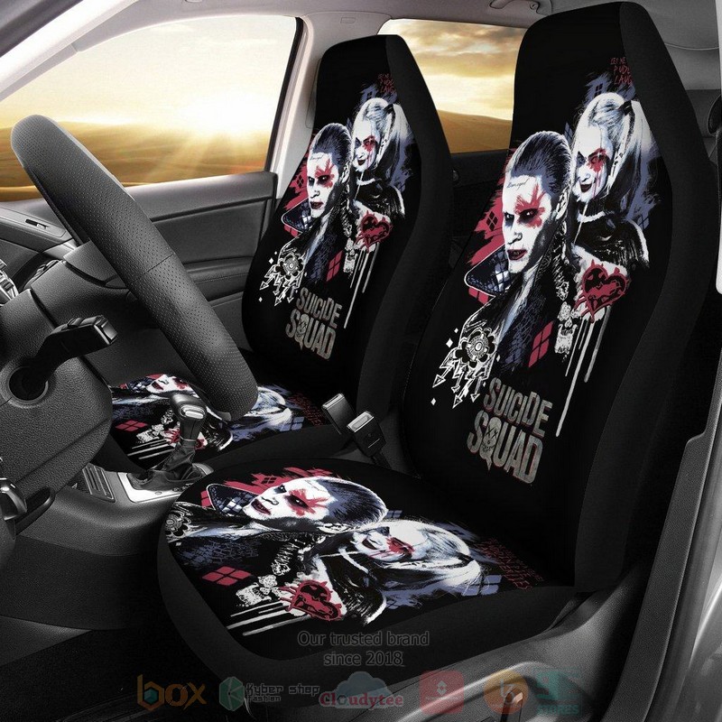 HOT Joker and Harley Quinn Movie Car Seat Cover 8