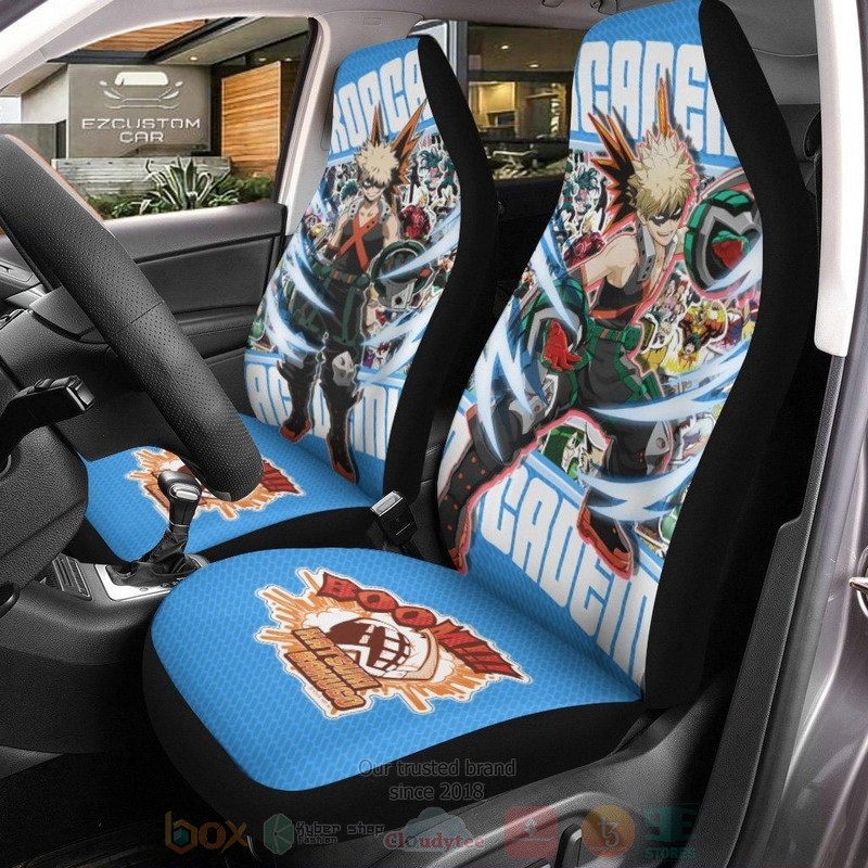 HOT Katsuki Bakugo My Hero Academia Anime Car Seat Cover 8