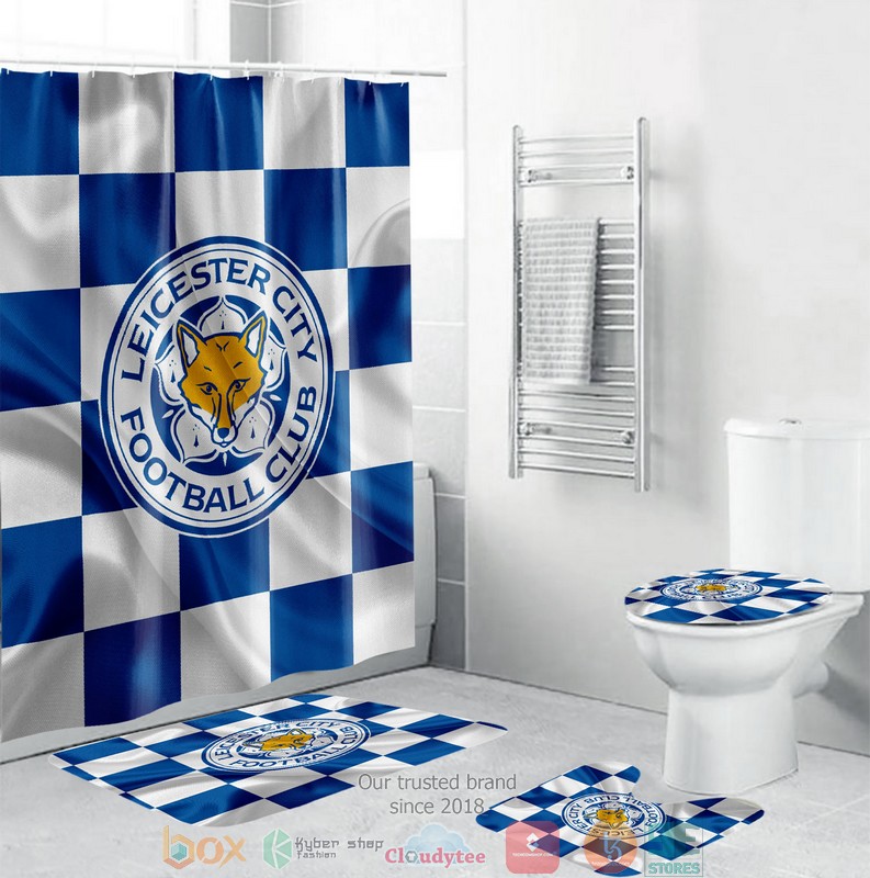 BEST Leicester Shower Curtain Set 3