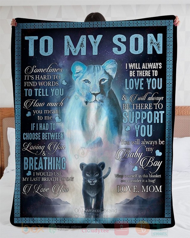 HOT Lion To My Son Luxury Quilt 7