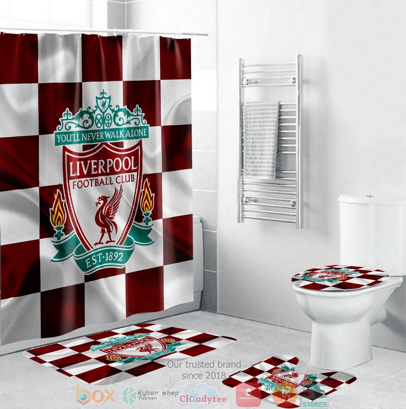 BEST Liverpool Shower Curtain Set 2