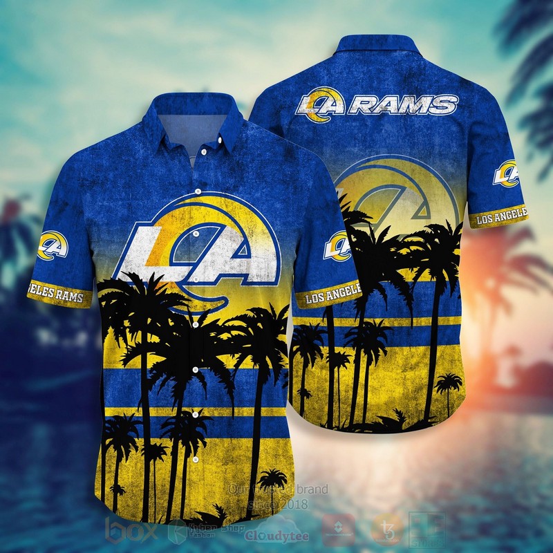HOT Los Angeles Rams NFL 3D Tropical Shirt 3
