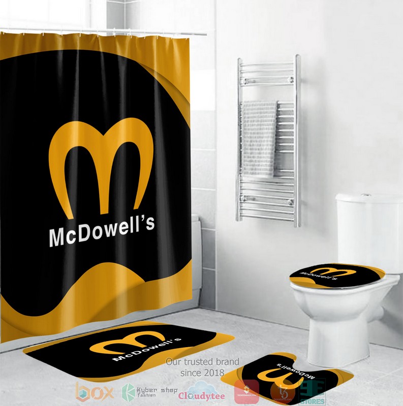 BEST McDowell's showercurtain bathroom sets 3