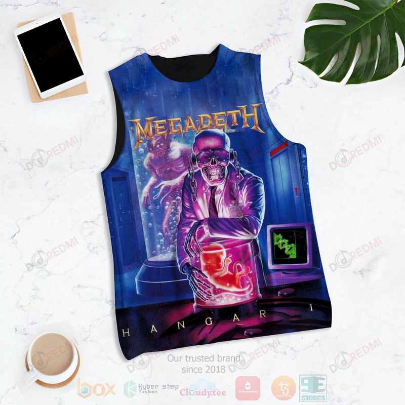 HOT Megadeth Holy WarsThe Punishment Due 3D Tank Top 5