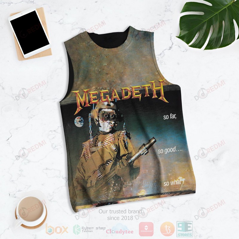 HOT Megadeth Killing Is My Business and Business Is Good 3D Tank Top 2