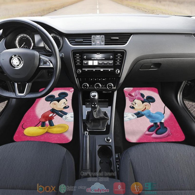 BEST Mickey And Minnie Mouse Disney Cartoon Car Floor Mats 16