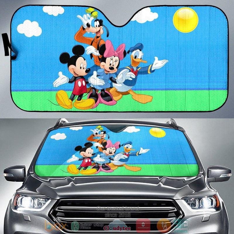 BEST Mickey Mouse Friends cartoon Disney 3D Car Sunshades 6