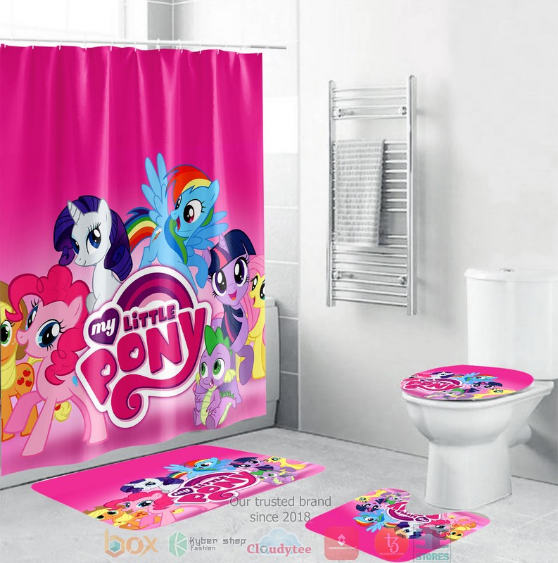 BEST My Little Pony showercurtain bathroom sets 2