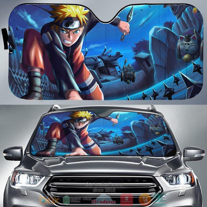 BEST Naruto Shippuden 3D Car Sunshades 7
