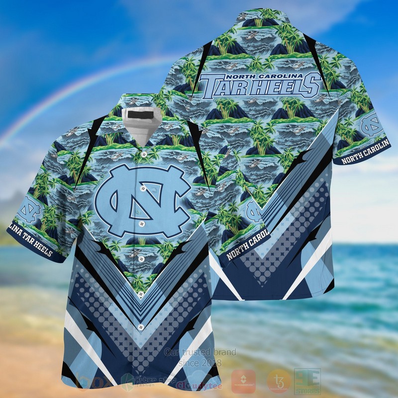 HOT North Carolina Tar Heels 3D Tropical Shirt 3