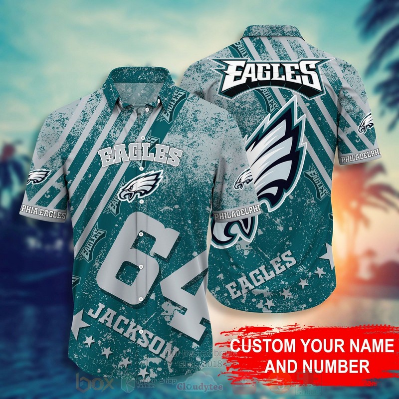 HOT Philadelphia Eagles NFL Personalized 3D Tropical Shirt 3