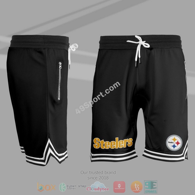 NEW Pittsburgh Steelers Basketball Shorts 8
