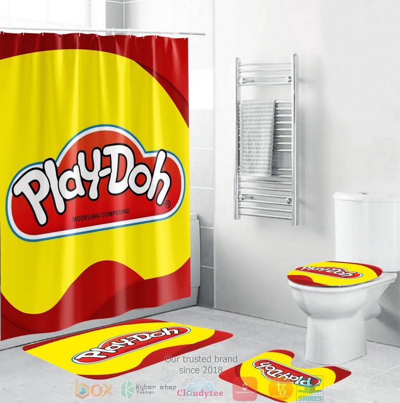 BEST Play-Doh showercurtain bathroom sets 2