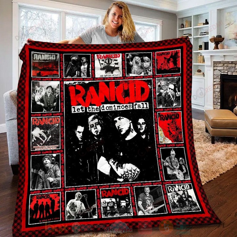 HOT Rancid Let the Dominoes Fall Luxury Quilt 3