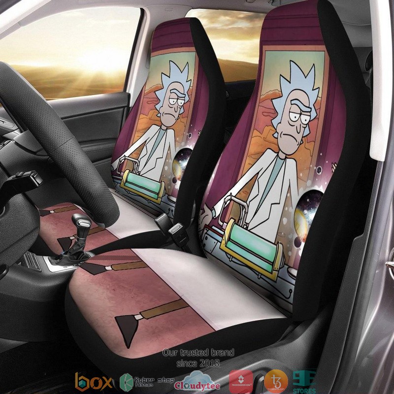 BEST Rick And Morty Scientist Rick Car Seat Covers 11