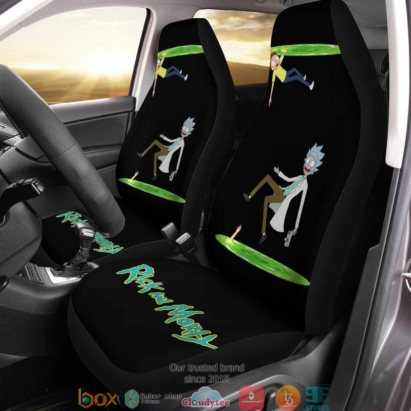 BEST Rick & Morty Portal Teleport Rick And Morty Car Seat Covers 11