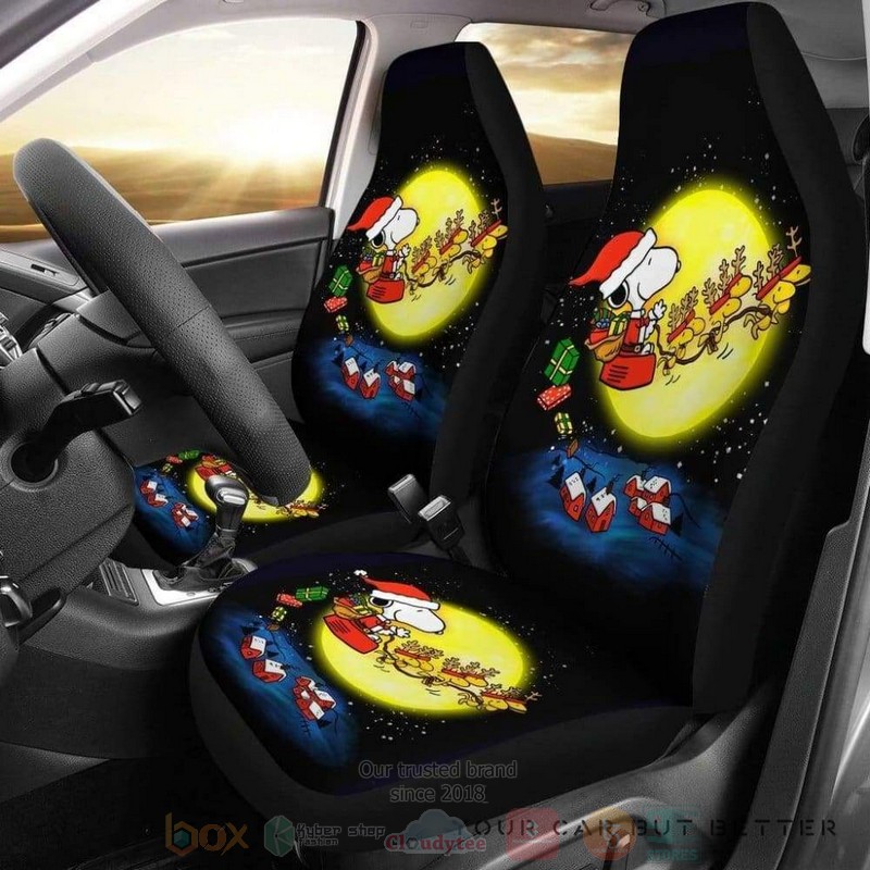 HOT Snoopy Christmas Car Seat Cover 10