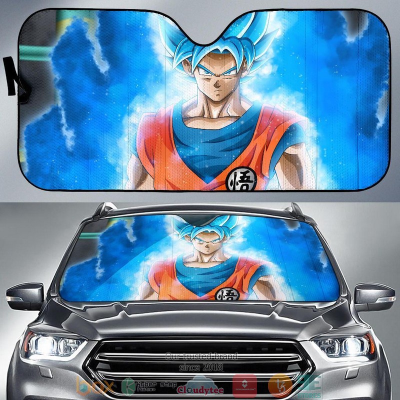 BEST Son Goku Dragon Ball Super Saiyan 3D Car Sunshades 7