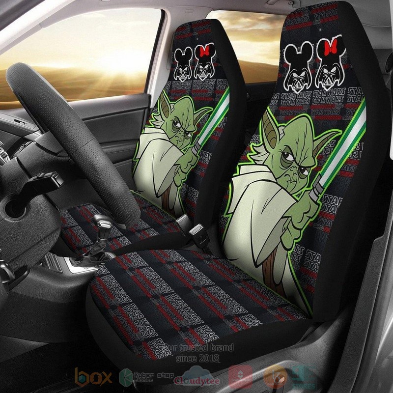 BEST Star Wars Baby Yoda Lightsaber Car Seat Covers 8
