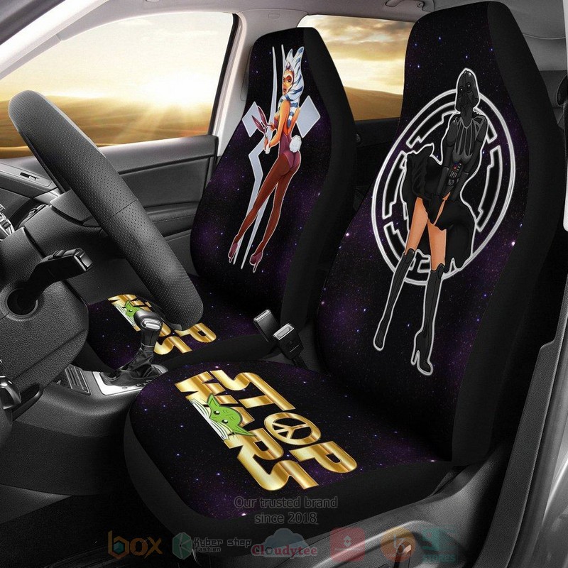 HOT Star Wars Movie Darth Vader Vs Ahsoka Tona Sexy Cosplay Car Seat Cover 8