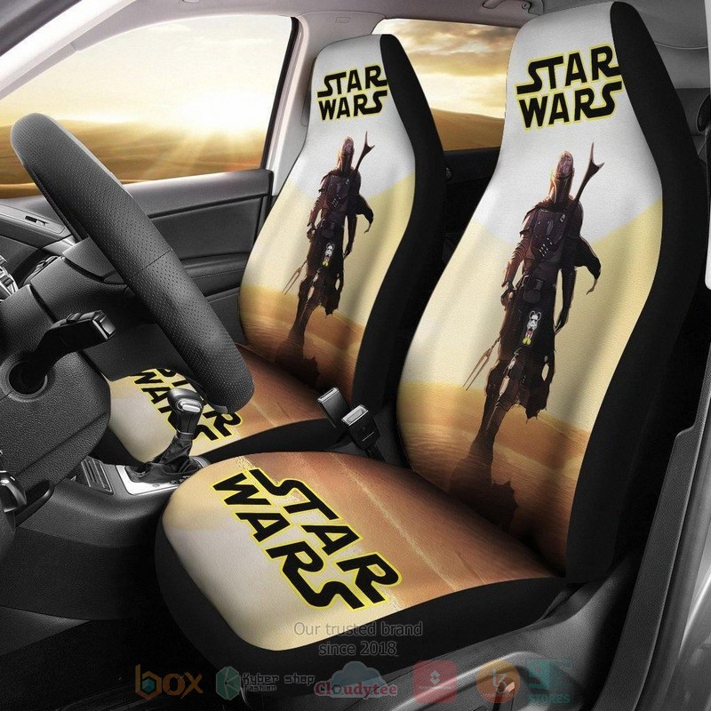 BEST Star Wars The Mandalorian Glory Sun Car Seat Covers 8