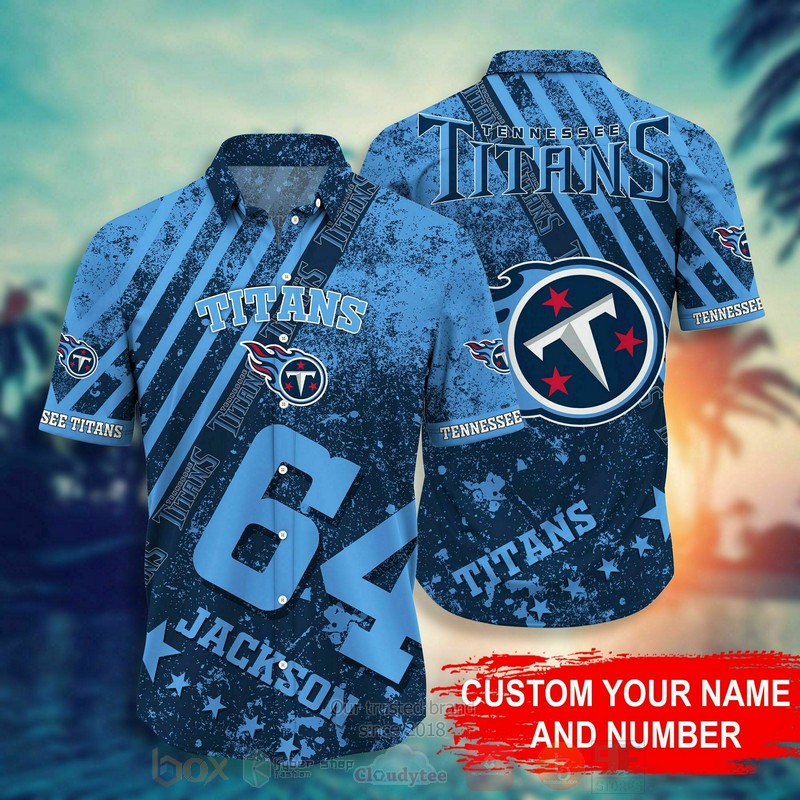 HOT Tennessee Titans NFL Personalized 3D Tropical Shirt 3