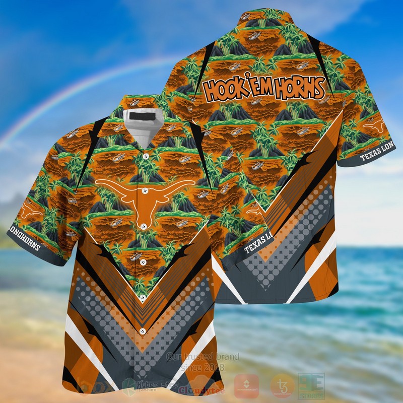HOT Texas Longhorns 3D Tropical Shirt 2