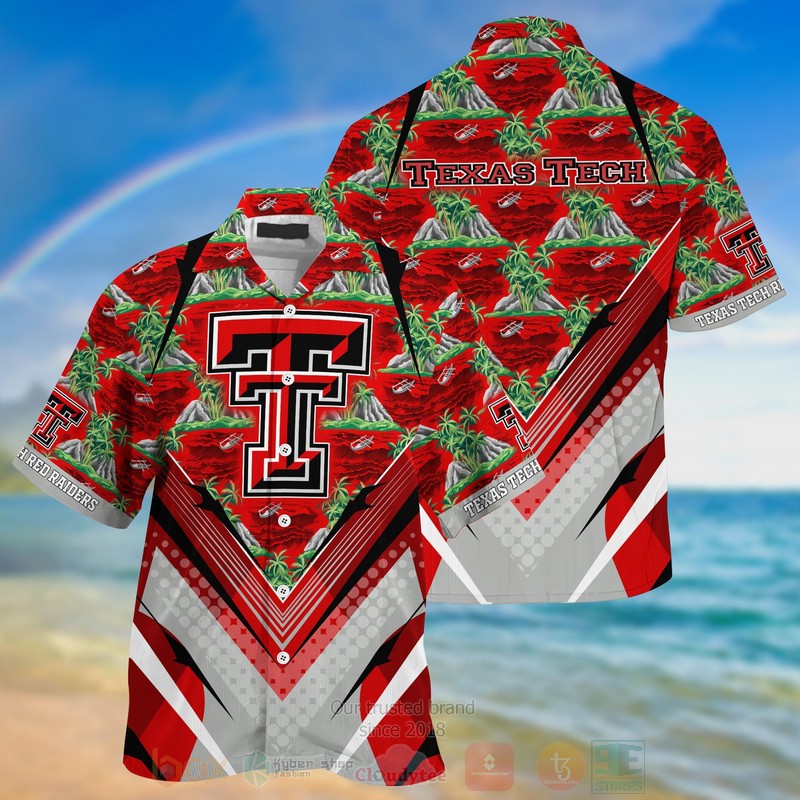 HOT Texas Tech Red Raiders 3D Tropical Shirt 2