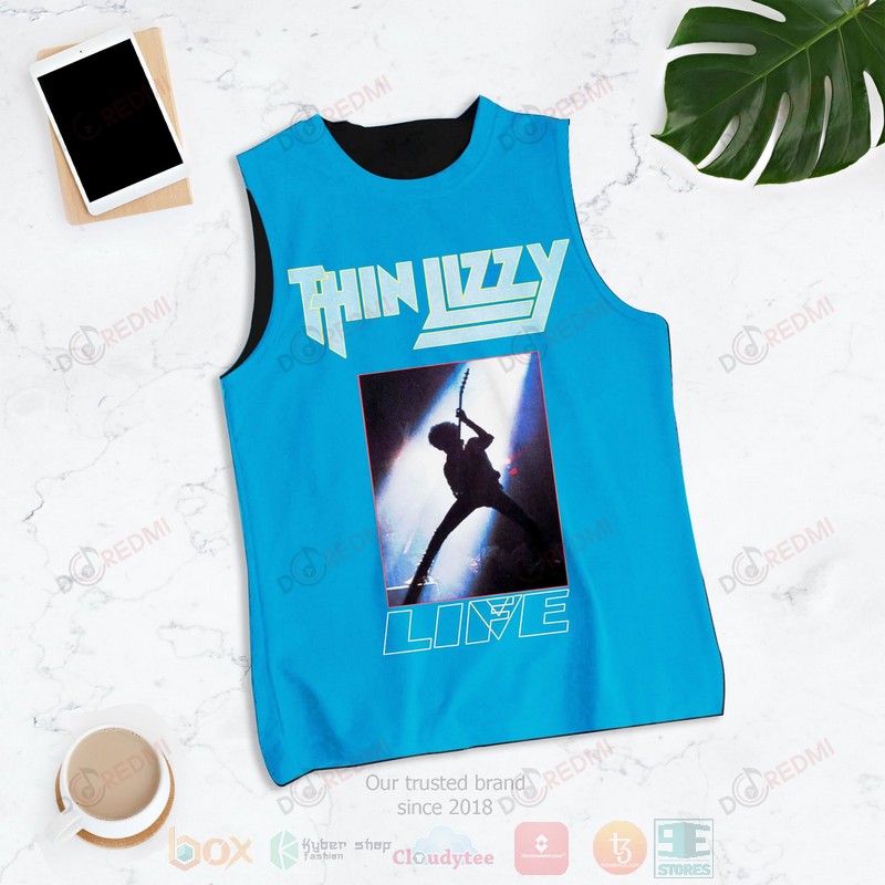 HOT Thin Lizzy Vagabonds of the Western World 3D Tank Top 2