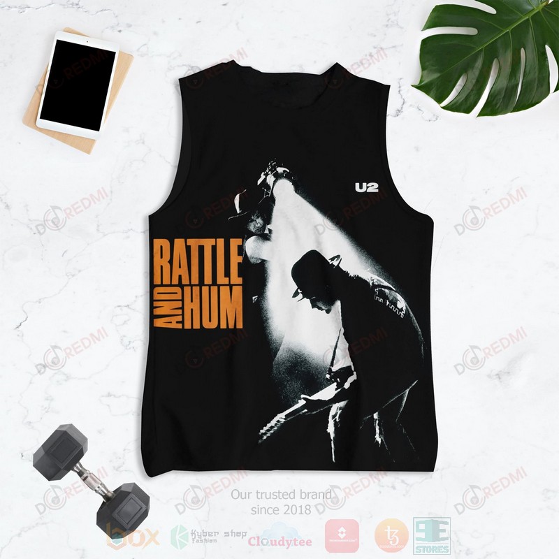 HOT U2 Rattle and Hum Album All Over Print Tank Top 2