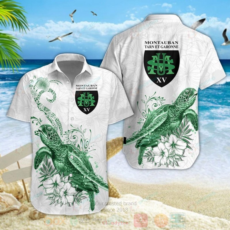 STYLE US Montauban Turtle Shorts Sleeve Hawaii Shirt, Shorts 5