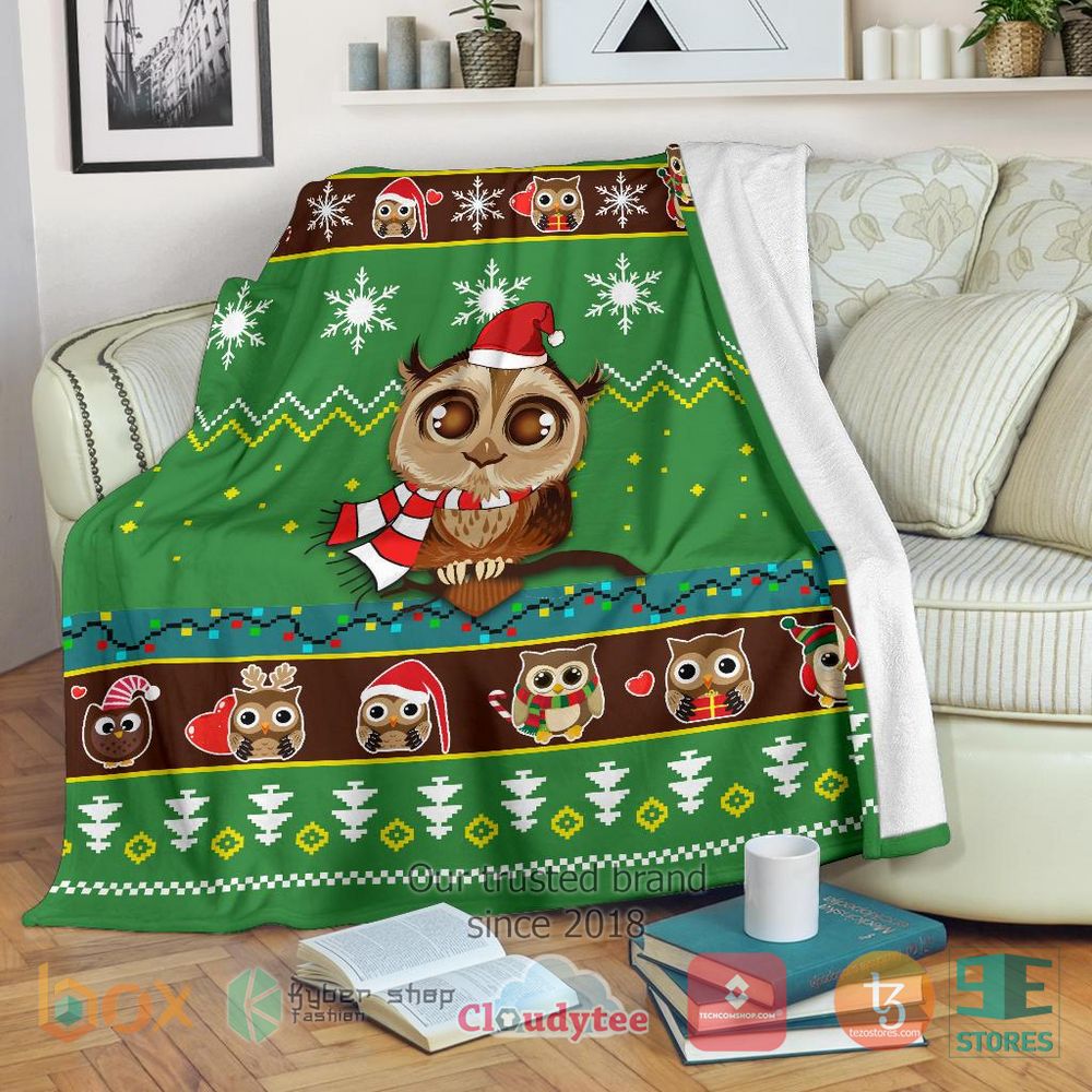 HOT Owl Christmas Blanket 17