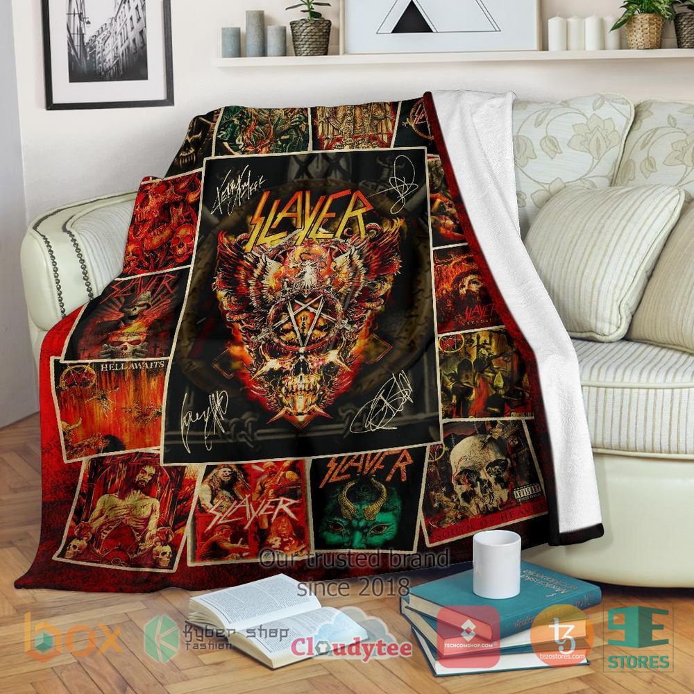 HOT Slayer Rock Band Fan Blanket 17
