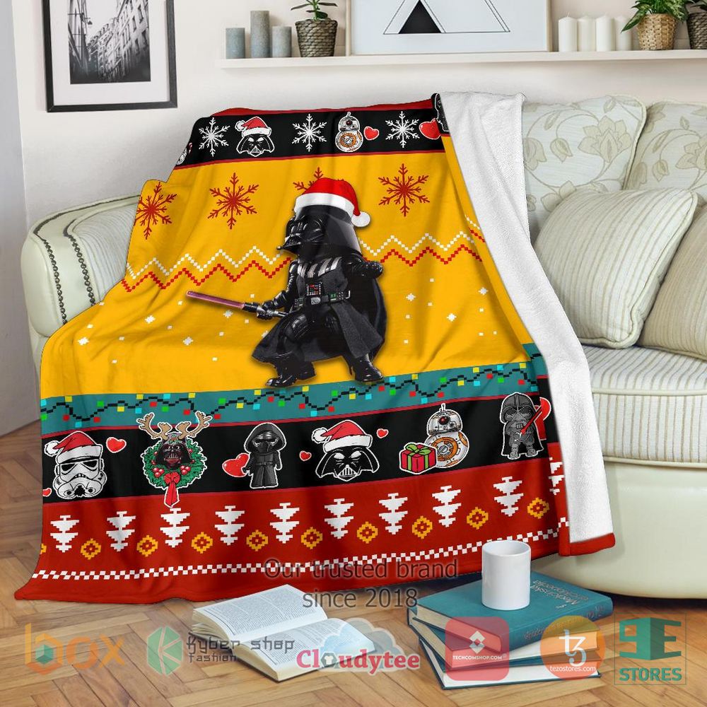 HOT Star Wars Red Yellow Christmas Blanket 16