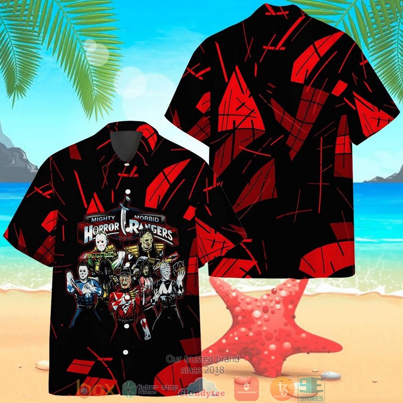 HOT 3D Horror Rangers Hawaiian Shirt 6