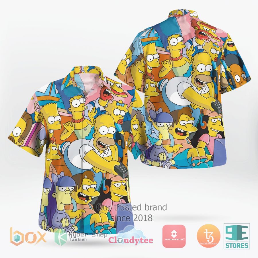 HOT 3D The Simpsons Fashion Hawaiian Shirt 9