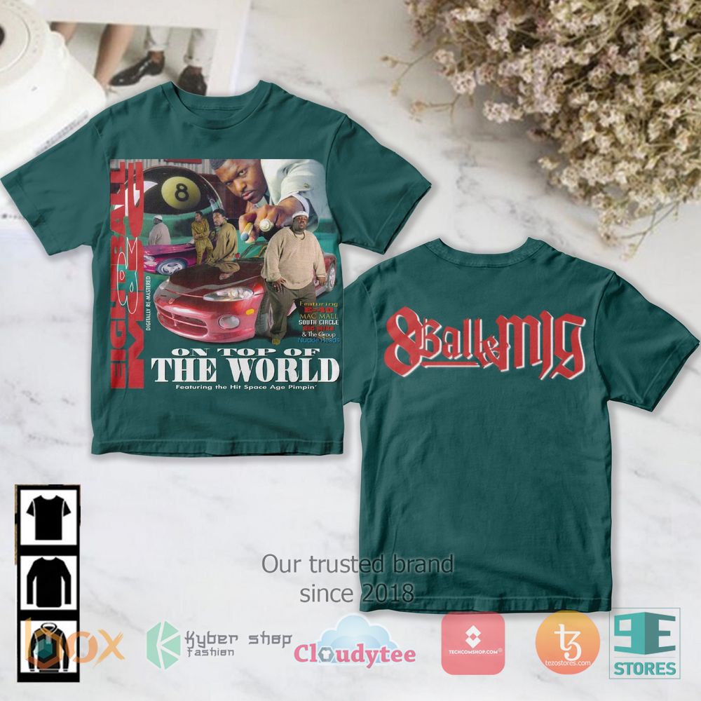 HOT 8Ball & MJG Top Of The World T-Shirt 2