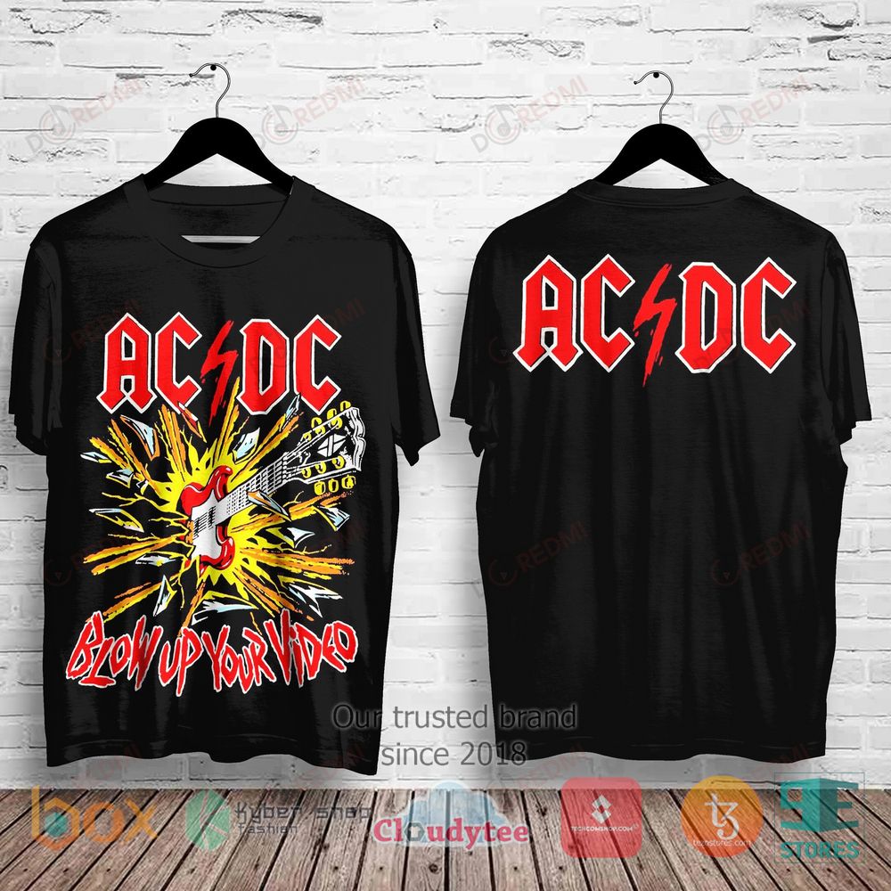 HOT AC DC Blow Up Your Video Album 3D Shirt 2