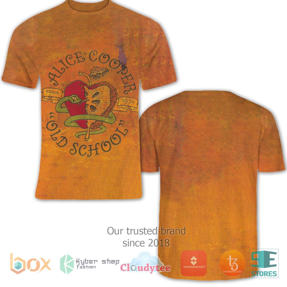 BEST Alice Cooper Old School 1964 - 1974 3D Shirt 3