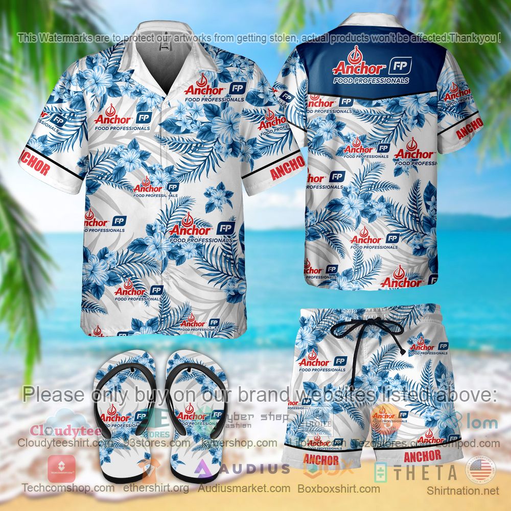 BEST Anchor Hawaiian Shirt, Short 3