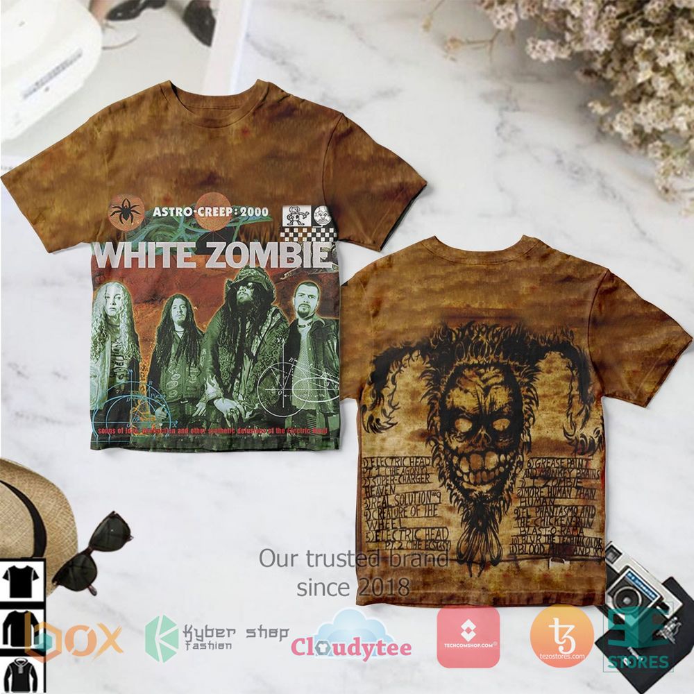HOT Astro Creep 2000 White Zombie Album 3D Shirt 3