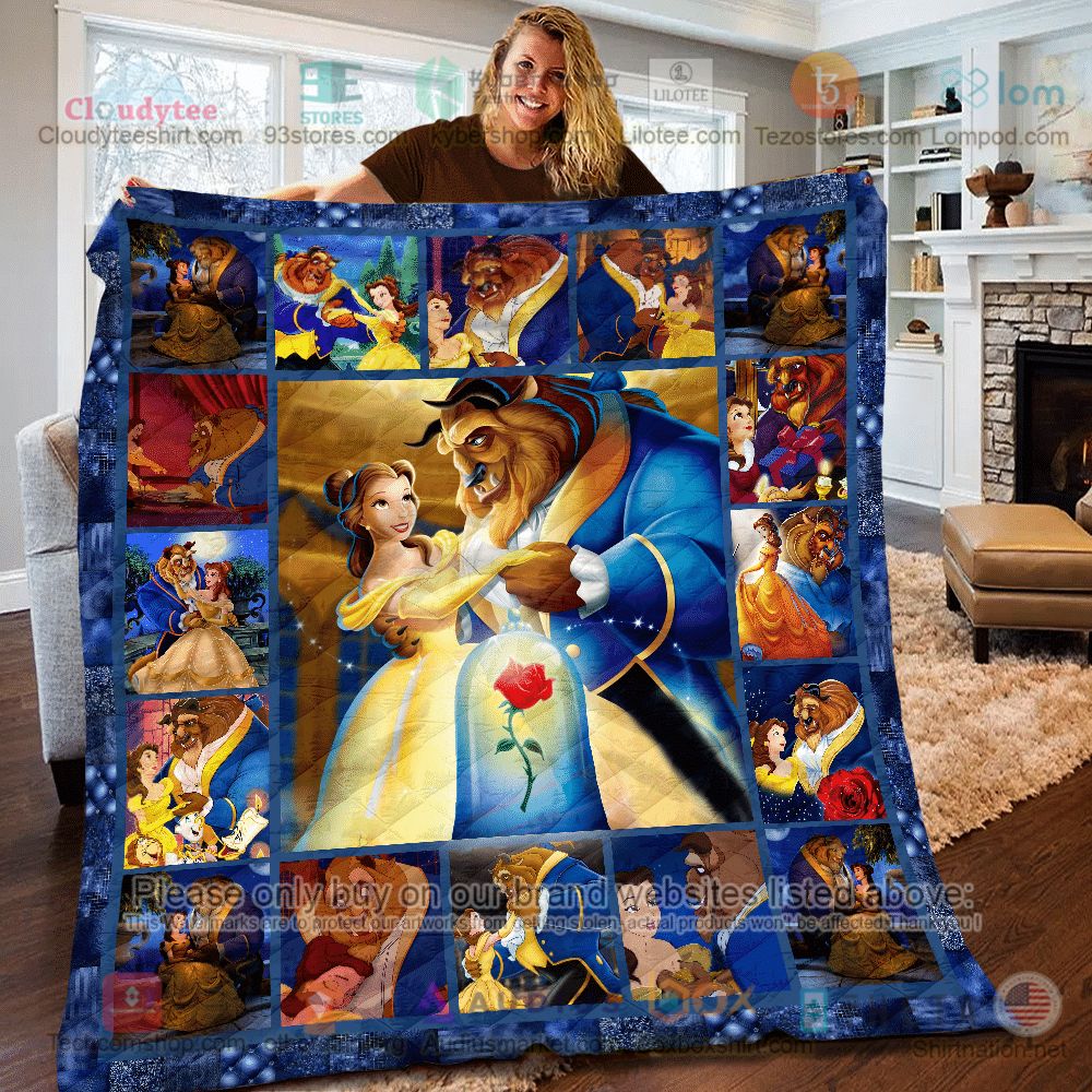 NEW Beauty and the Beast Dancing Moments Quilt 6