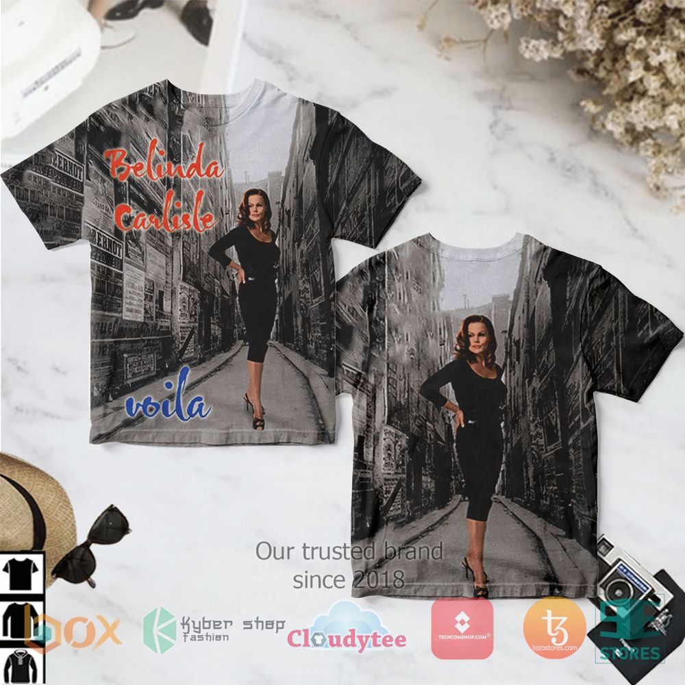 HOT Belinda Carlisle Voila Album 3D Shirt 3